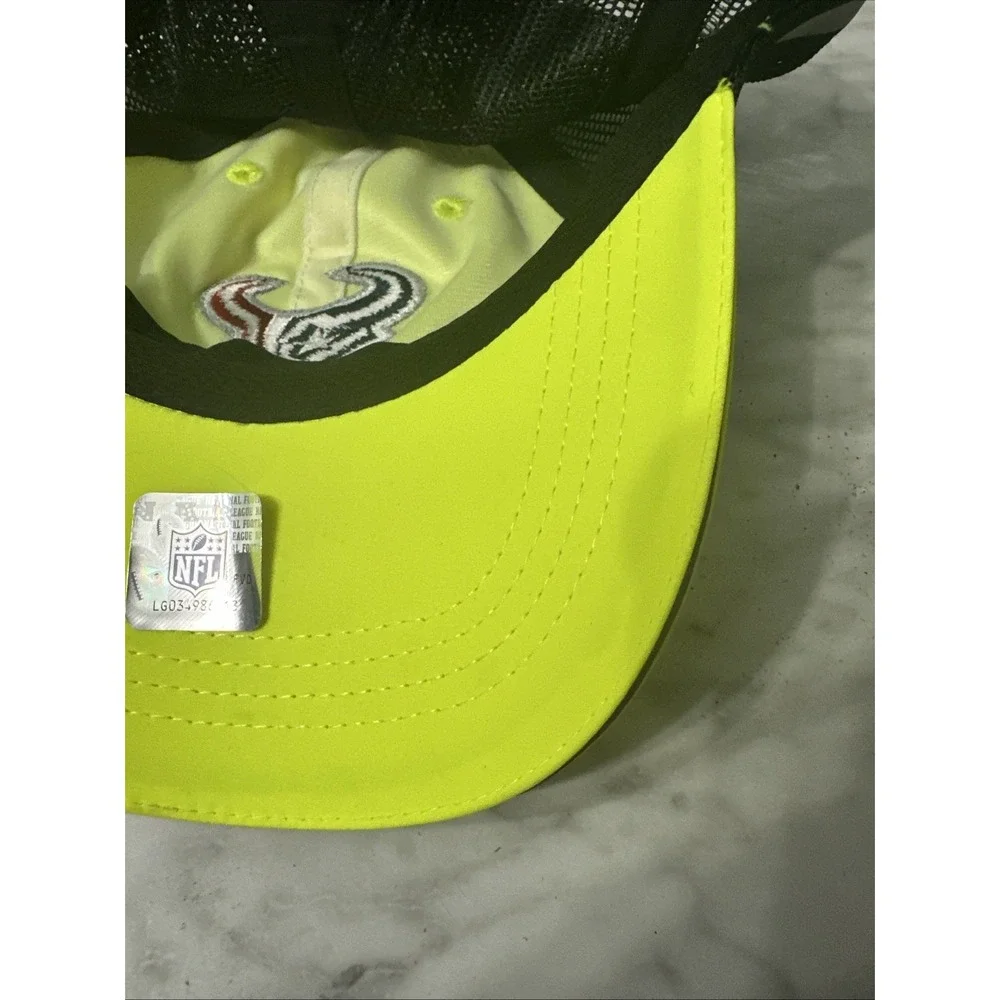 Buffalo Outdoors High Viz Houston Texans Work Hat, Brand New Never‎ Been Worn